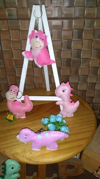 Chaveiros Dinossauro Em Feltro