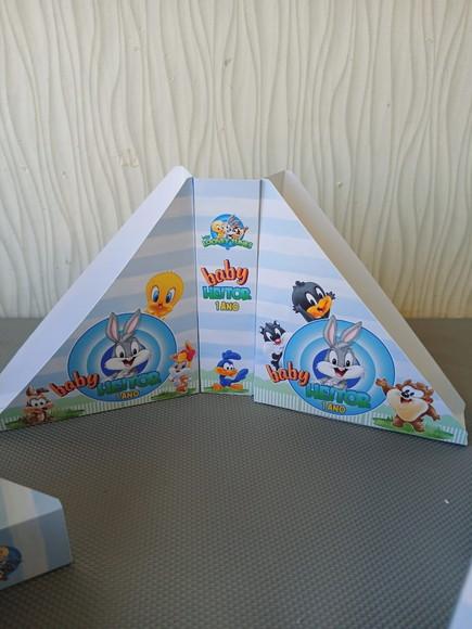 Kit 10 - Porta Guardanapos - Baby Looney Tunes