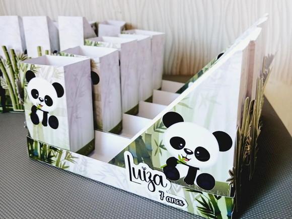Kit 10 - Porta Guardanapos Luxo - Panda