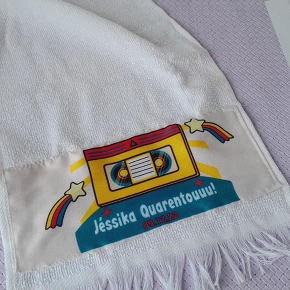 Kit 10 - Toalhas de Mão Sublimada - Anos 80