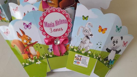 Kit 10 Cachepô Centro de Mesa - Marsha e o Urso Luxo