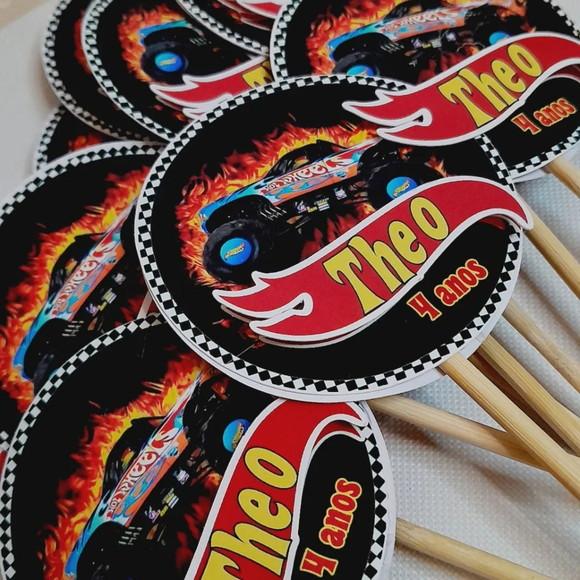 Kit 15 - Cachepô Centro de Mesa Hotwheels