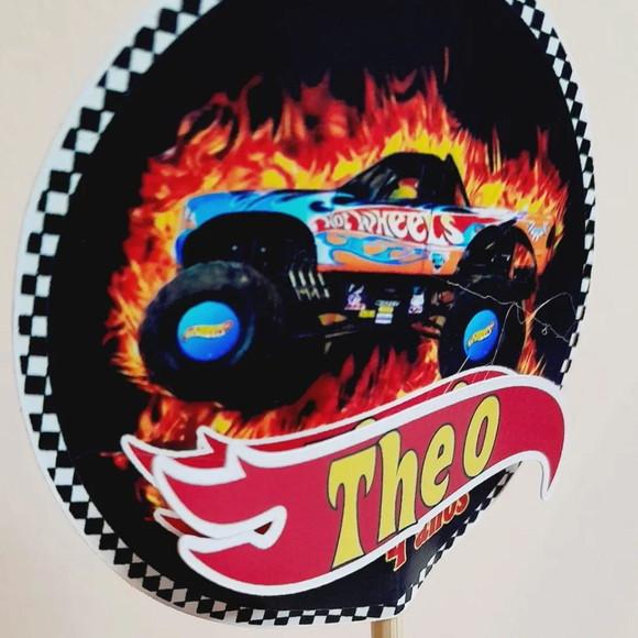 Kit 15 - Cachepô Centro de Mesa Hotwheels