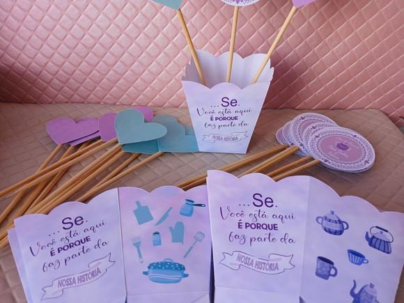 Kit 15 Cachepô Centro de Mesa Vareta Tripla - Chá de Panela