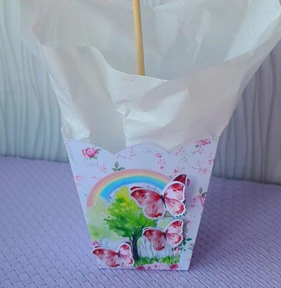 Kit 15 Cachepô Centro Mesa Super Luxo Jardim das Borboletas3