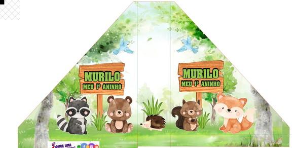 Kit 20 - Porta Guardanapos - Bosque Menino