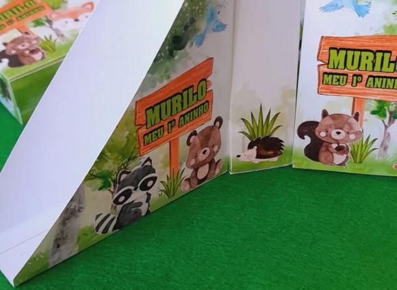 Kit 20 - Porta Guardanapos - Bosque Menino