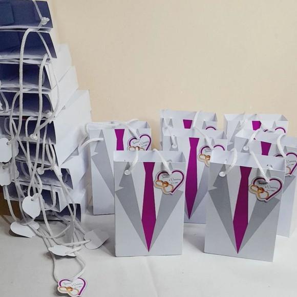 Kit com 10 Bolsinha Casamento