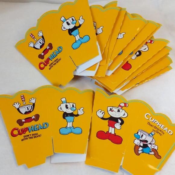 Kit com 10 Cachepô Centro de Mesa - Cuphead