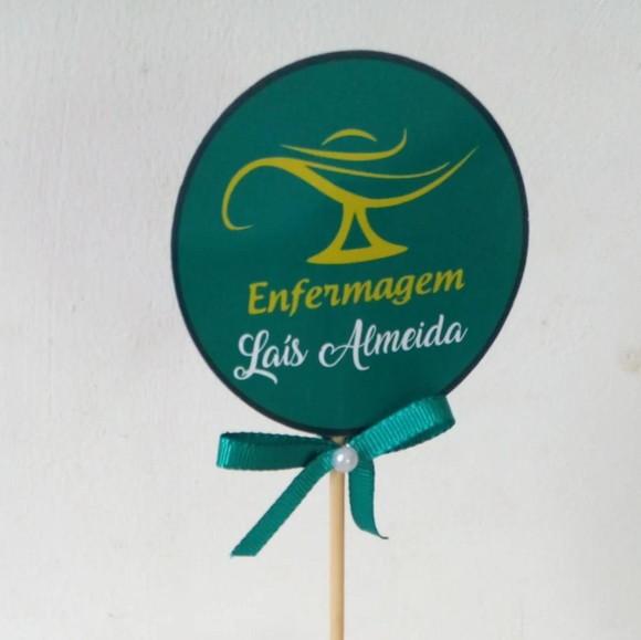 Kit com 10 Cachepô Centro de Mesa - Enfermagem