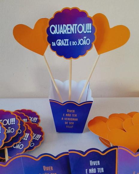 Kit com 10 Cachepô Centro de Mesa - Quarenteii