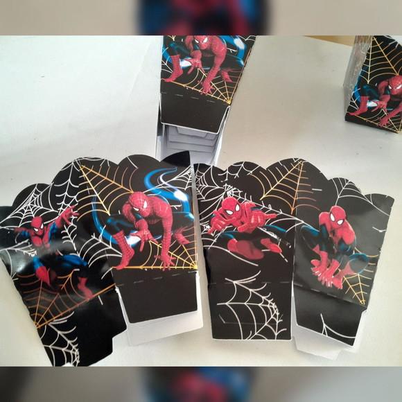 Kit com 10 Cachepô Centro de Mesa Básico - Homem Aranha