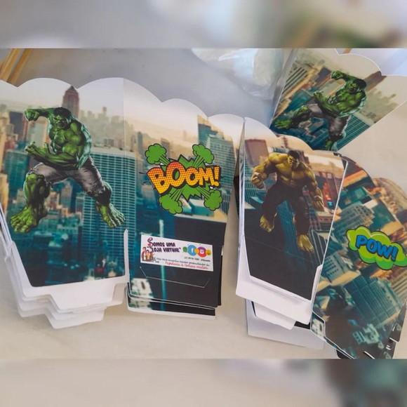 Kit com 10 Cachepô Centro de Mesa Luxo - Hulk