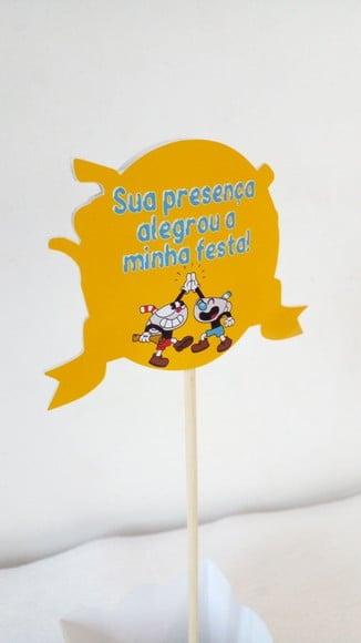 Kit com 10 Cachepot Centro de Mesa - Cuphead