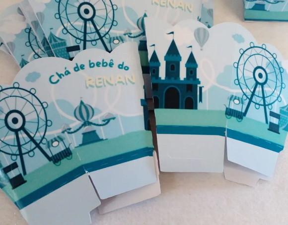 Kit com 10 Cachepot Centro de Mesa - Parque de Diversões