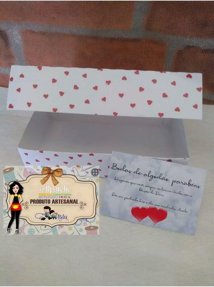 Kit com 10 Caixa para Trufas/brigadeiros