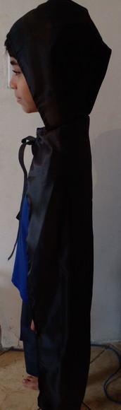 Kit com 10 Capa Preta com Capuz -harry Potter