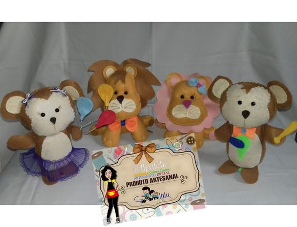 Kit com 10 Centro de Mesa Circo