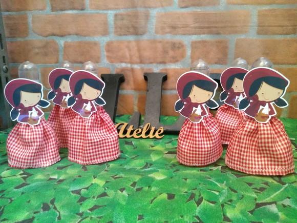 Kit com 10 Chapeuzinho Vermelho - Tubete
