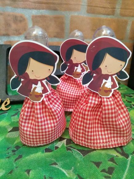 Kit com 10 Chapeuzinho Vermelho - Tubete