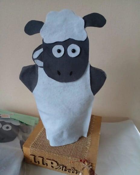 Kit com 10 Fantoche Shaun, o Carneiro.