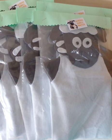 Kit com 10 Fantoche Shaun, o Carneiro.
