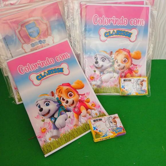 Kit com 10 Kit Colorindo - Patrulha Canina