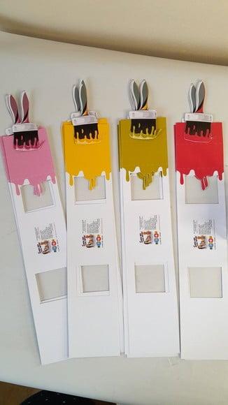 Kit com 10 Lapela para Caixa Acrílica - Pintando o Sete