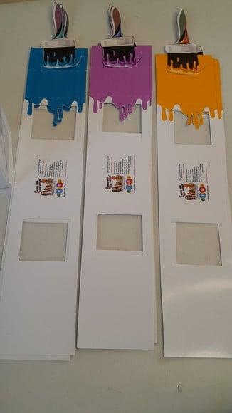 Kit com 10 Lapela para Caixa Acrílica - Pintando o Sete