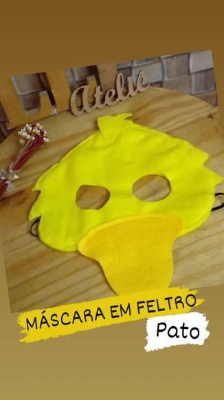 Kit com 10 Máscara Animais em Feltro
