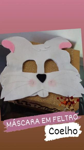 Kit com 10 Máscaras Animais Diversos em Feltro
