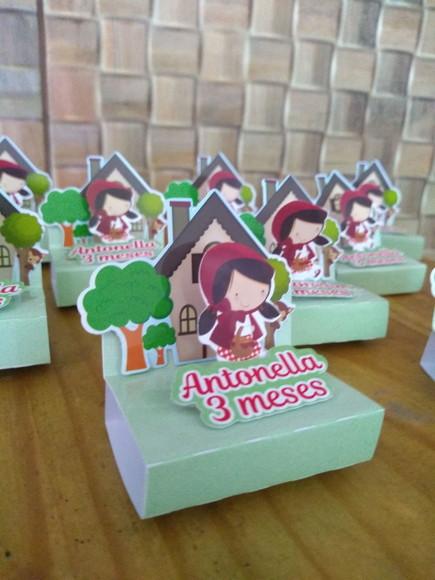 Kit com 10 Porta Bis Duplo Chapeuzinho Vermelho