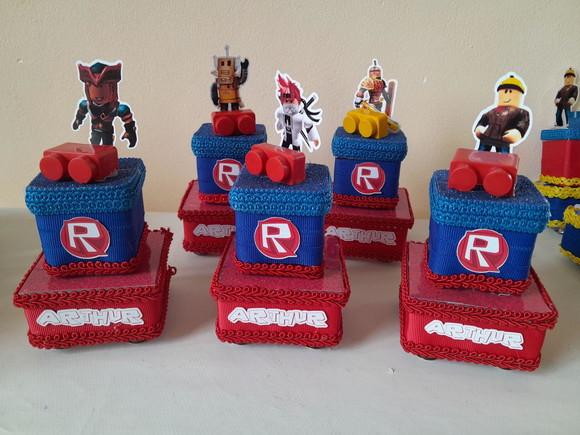 Kit com 10 Porta Jóias Luxo - Roblox