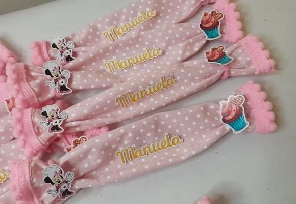 Kit com 10 Porta Jujuba Luxo Minnei