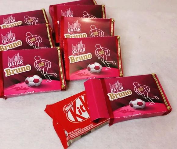 Kit com 10 Porta Kitkat 3d Luxo - Futebol