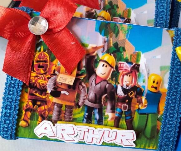 Kit com 10 Porta Kitkat 3d Luxo - Roblox