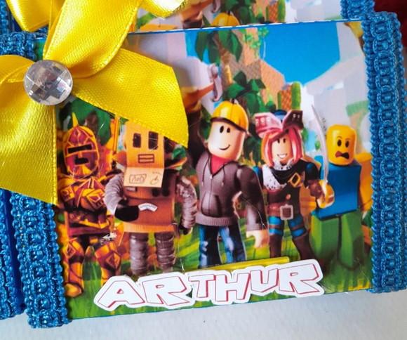 Kit com 10 Porta Kitkat 3d Luxo - Roblox