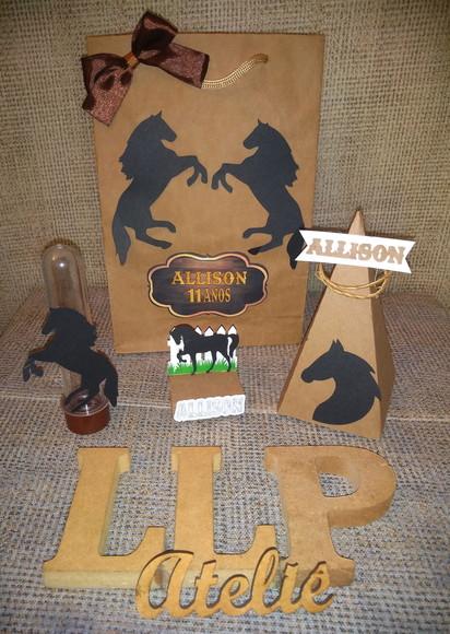 Kit com 10 Sacola Kraft 3d