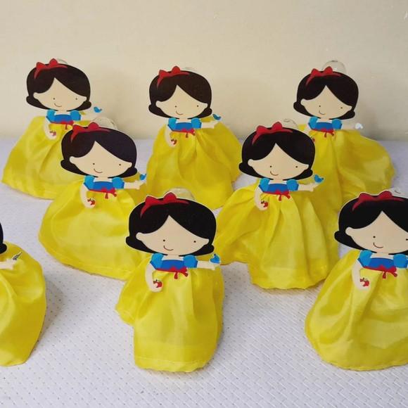 Kit com 10 Tubete de Luxo - Branca de Neve