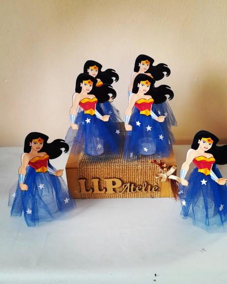 Kit com 10 Tubete Luxo Mulher Maravilha