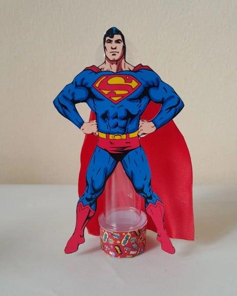 Kit com 10 Tubete Luxo Super Homem