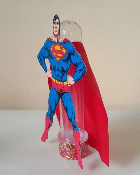 Kit com 10 Tubete Luxo Super Homem