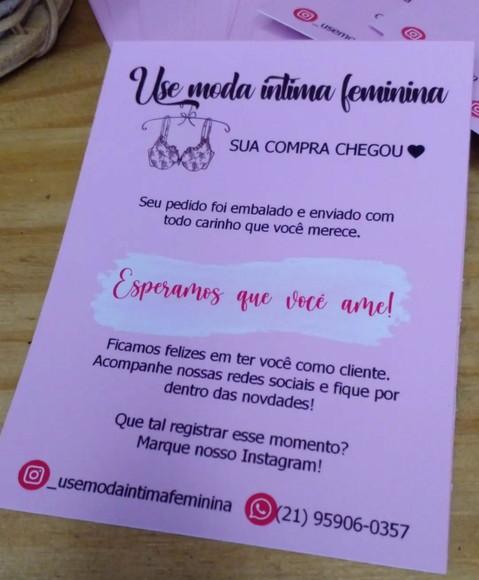 Kit com 100 Tag Agradecimento para Clientes