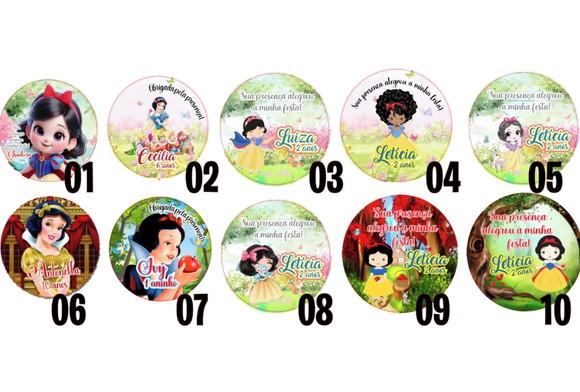 Kit com 12 Peso de Porta Maçã - Branca de Neve