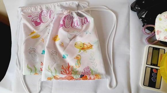 Kit com 15 Saco Surpresa - Fundo do Mar