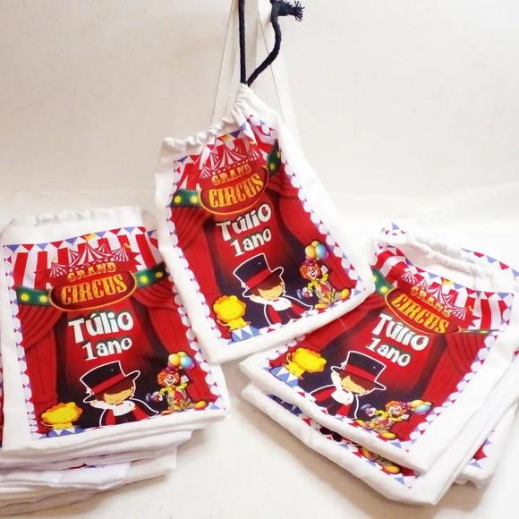 Kit com 15 Saco Surpresa Circo