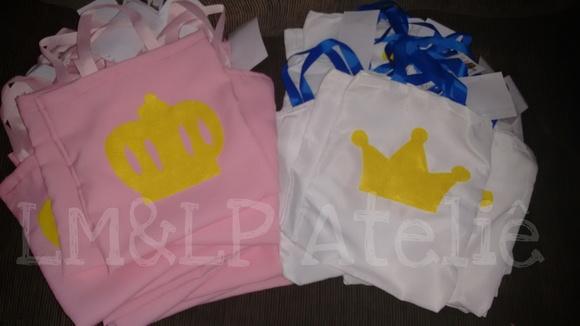 Kit com 15 Sacolas em Tecido Diversos