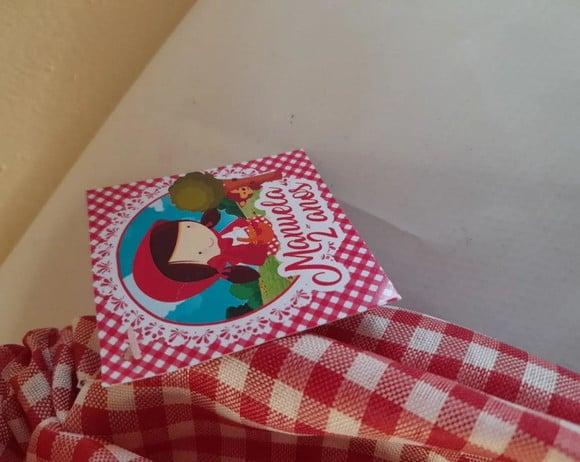 Kit com 15 Sacomochila Tecido - Chapeuzinho Vermelho