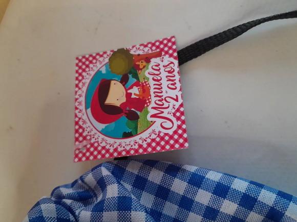 Kit com 15 Sacomochila Tecido - Chapeuzinho Vermelho
