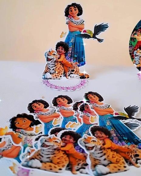 Kit com 20 Apliques em Scrap 3d